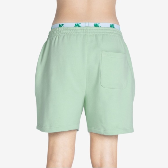 Melody Ehsani Mint Green Logo Fleece Pullover & Shorts Full Set - Picture 6 of 6